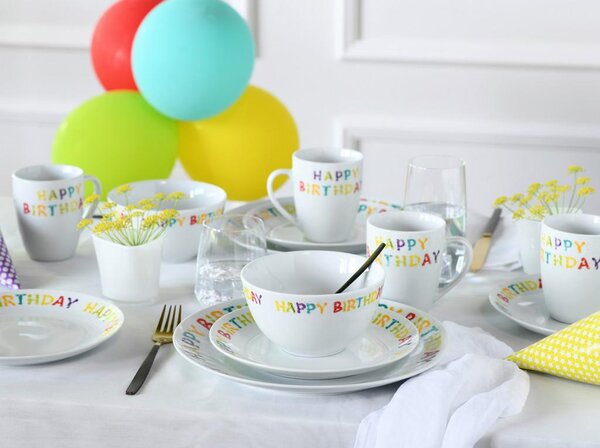 Creatable Kombinirani Servis Happy Birthday, 20-Delni
