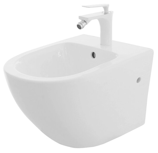 WC + Bidet CARTER BELI PODKROVNI set