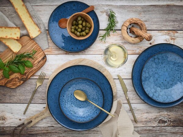 Creatable Jedilni Servis Capri Blue, 12-Delni