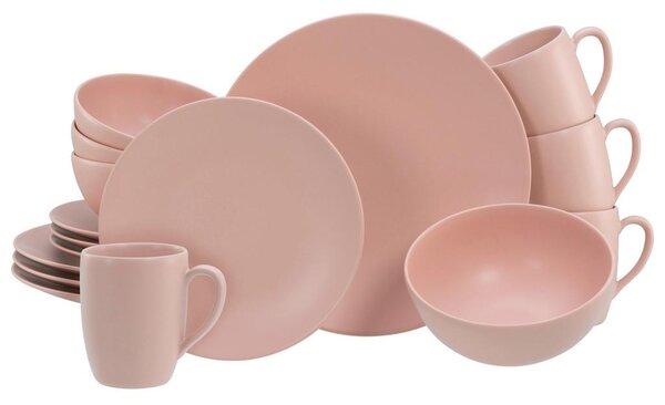 Creatable Kombinirani Servis Soft Touch Peach, 16-Delni