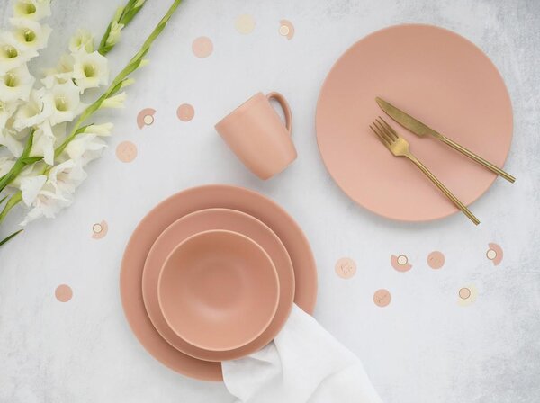 Creatable Kombinirani Servis Soft Touch Peach, 16-Delni