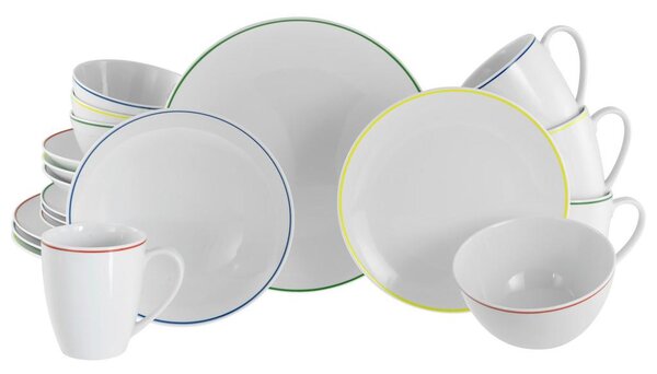 Creatable Kombinirani Servis Luna Color Line, 20-Delni