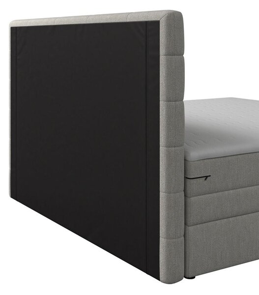 Bessagi Home Postelja Boxspring Aria, Siva