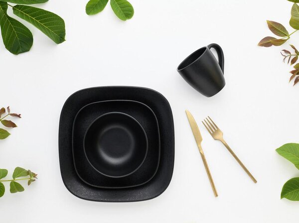 Creatable Kombinirani Servis Magic Black Square, 16-Delni