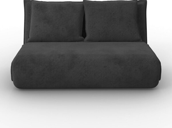 Bessagi Home Dvosed Z Ležiščem Macy, Temno Siva