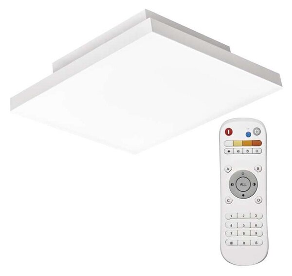 LED Zatemnitvena stropna svetilka LED/18W/230V + Daljinski upravljalnik kvadrat 2700K-6000K