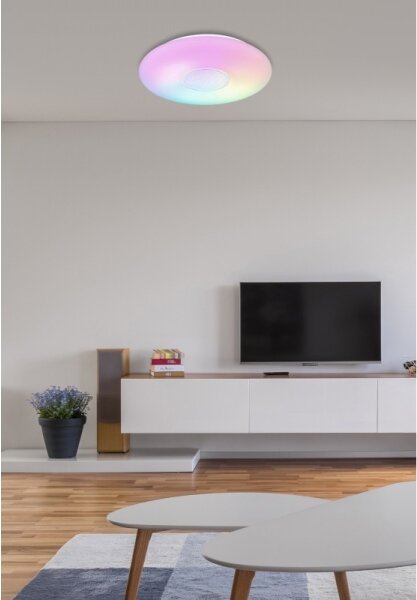 Globo 41367-24 - LED RGB Zatemnitvena stropna svetilka SULLY LED/24W/230V + Daljinski upravljalnik