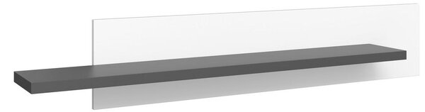 Modern Living Stenska Polica Ambiente Plus, Bela, Antracit