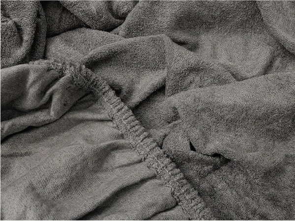 Frotirno rjuho EXCLUSIVE temno siva 90 x 200 cm
