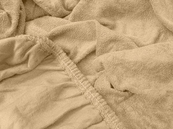 Frotirno rjuho bež 90 x 200 cm