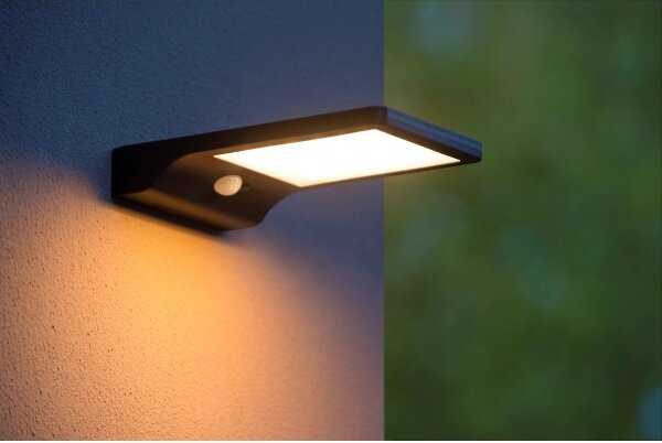 Lucide 22862/04/30 - LED Solarna svetilka s senzorjem BASIC LED/3W/1,2V IP44