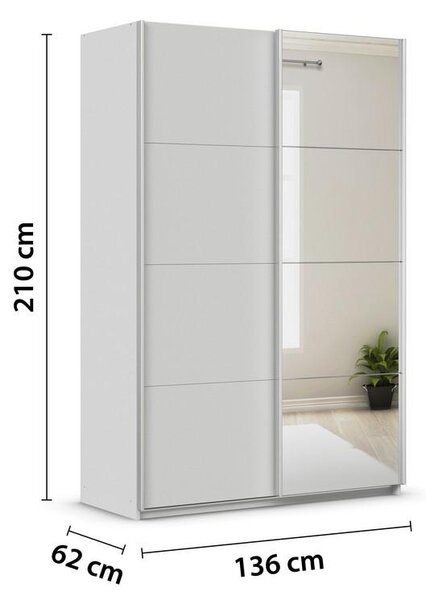 Modern Living Omara Z Drsnimi Vrati Feldkirch, Siva