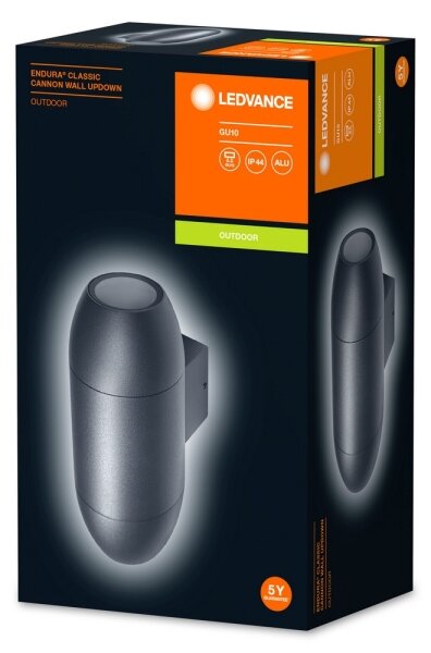 Ledvance - Zunanja stenska svetilka CANNON 2xGU10/35W/230V IP44