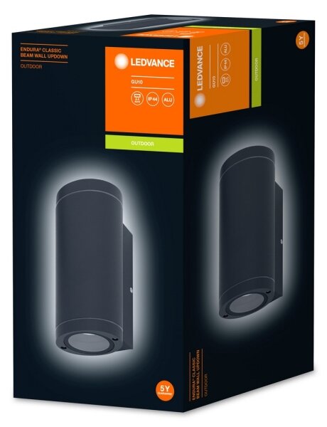 Ledvance - Zunanja stenska svetilka BEAM 2xGU10/35W/230V IP44