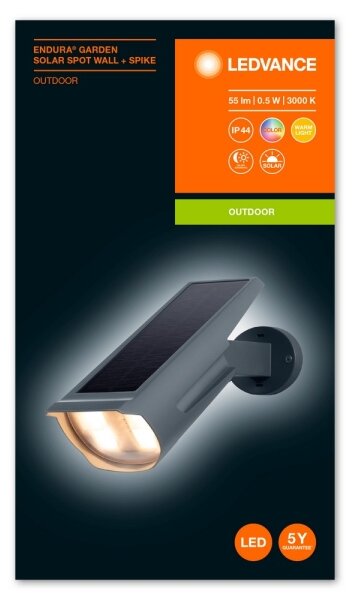 Ledvance - LED RGB Solarna svetilka s senzorjem ENDURA LED/0,5W/3,6V IP44