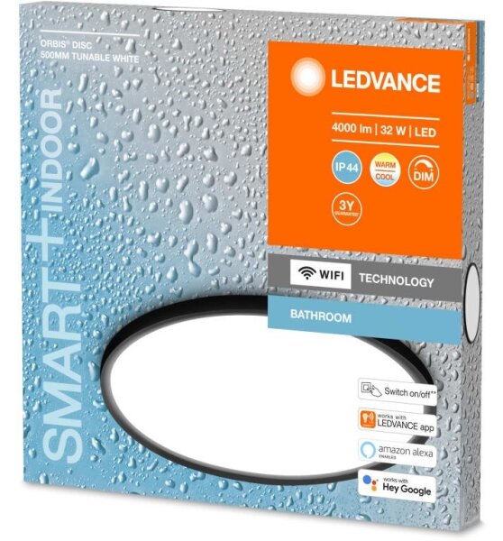 Ledvance - LED Zatemnitvena kopalniška svetilka SMART+ DISC LED/32W/230V Wi-Fi IP44