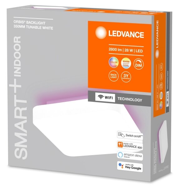 Ledvance - LED RGBW Zatemnitvena stropna svetilka SMART+ ORBIS LED/28W/230V Wi-Fi