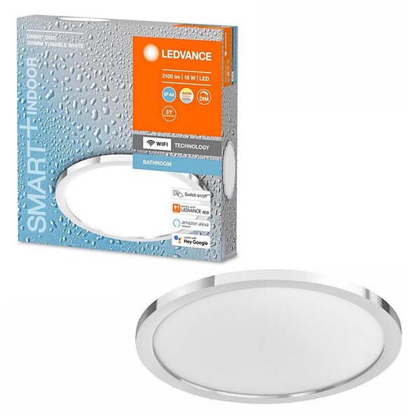 Ledvance - LED Zatemnitvena kopalniška svetilka SMART+ DISC LED/18W/230V Wi-Fi