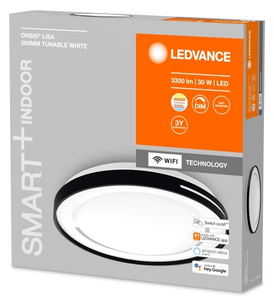 Ledvance - LED Zatemnitvena stropna svetilka SMART+ ORBIS LED/30W/230V Wi-Fi