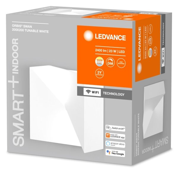 Ledvance - LED Zatemnitvena stenska svetilka SMART+ SWAN LED/23W/230V Wi-Fi