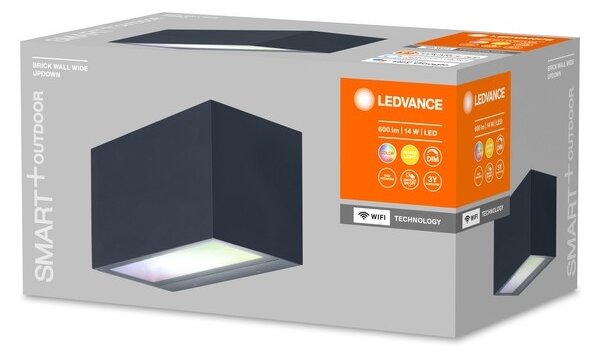 Ledvance - LED RGBW Zatemnitvena zunanja svetilka BRICK LED/14W/230V Wi-Fi IP44