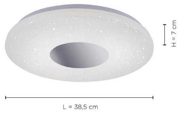 Leuchten Direkt 14422-17 - LED Svetilka s senzorjem LAVINIA LED/18W/230V IP44