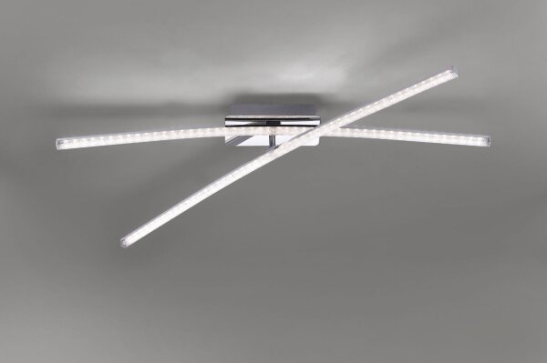 Leuchten Direkt 11292-17 - LED Lestenec SIMON 2xLED/8W/230V krom