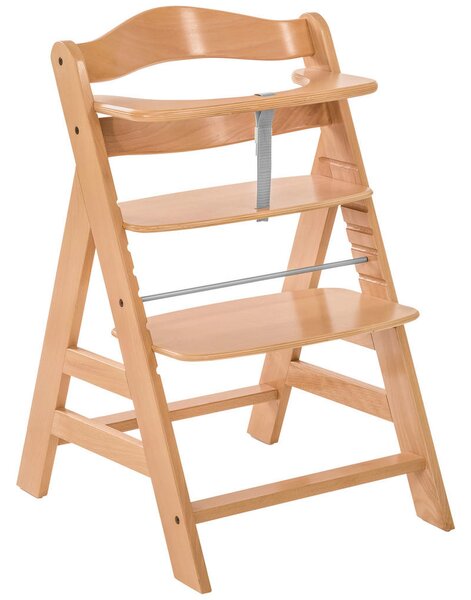 STOLČEK ZA HRANJENJE ALPHA + 56/80/48 cm naravne barve