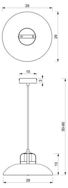 Lestenec na vrvici FELIX 1xE27/60W/230V zelen