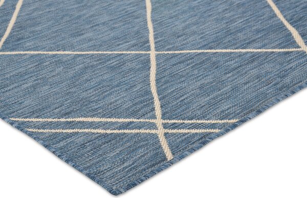 Preproga Terrace Azure White Lines