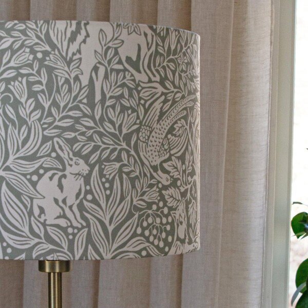 PR Home Stojna svetilka Amy, Eldertree zelena/zlata, višina 150 cm, E27, Zlata / medeninasta, Dnevna soba / jedilnica, Tkanine / tekstil