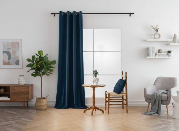 Zatemnitvena zavesa DREAM VELVET 140x250 cm, petrolej Za obesiti: Kovinski obročki