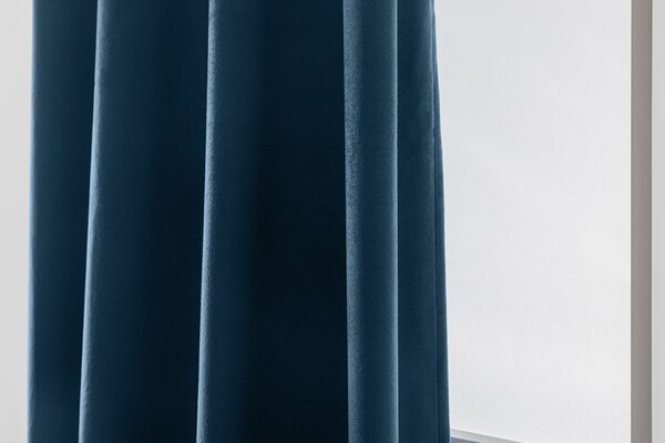 Zatemnitvena zavesa DREAM VELVET 140x250 cm, petrolej Za obesiti: Kovinski obročki