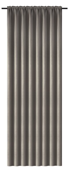 Zavesa OXFORD 140x270 cm, sivo-rjava Za obesiti: Trak za nabiranje