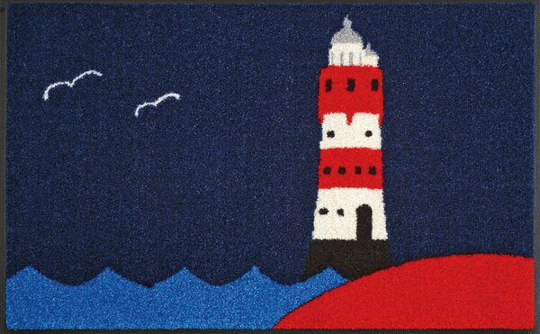 PREDPRAŽNIK Leuchtturm 50/75 cm potiskano rdeča, bela, temno modra