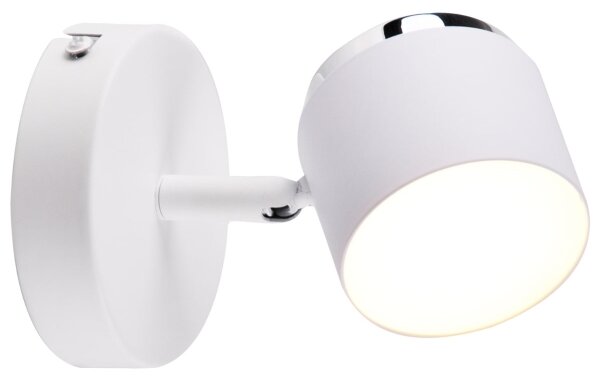 LED Stenski reflektor KUBIK LED/4,2W/230V bel