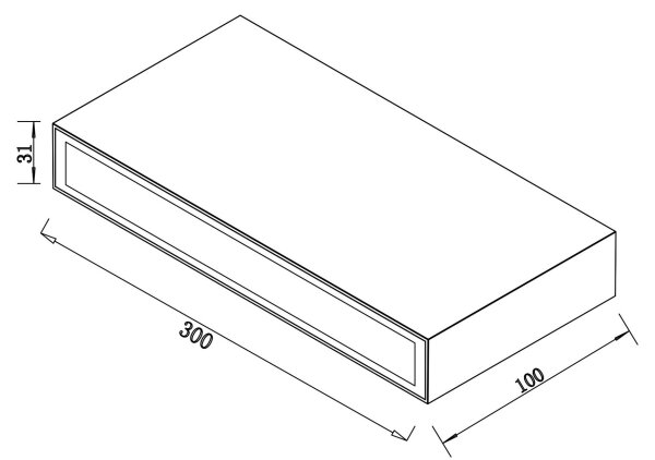 Top Light - LED Zunanja stenska svetilka LED/12W/230V IP65 bela