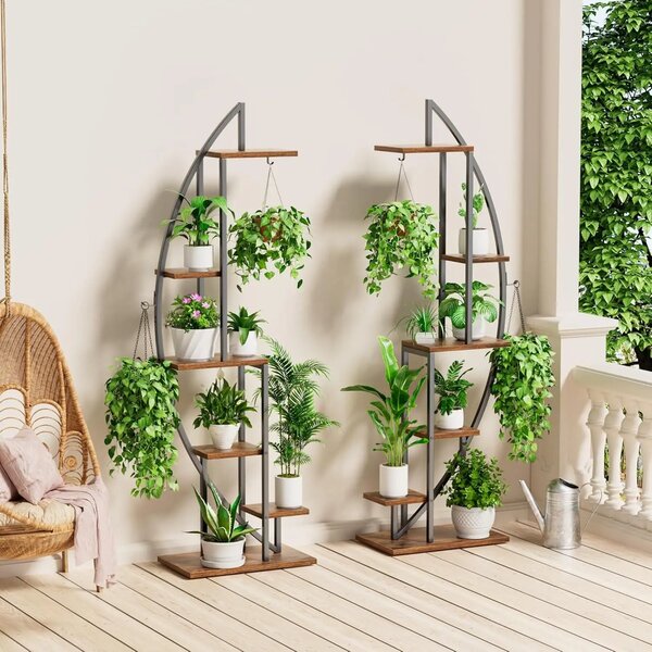 Moonflower™ Stojalo Za Rastline V Obliki Polmeseca Z Osvetlitvijo