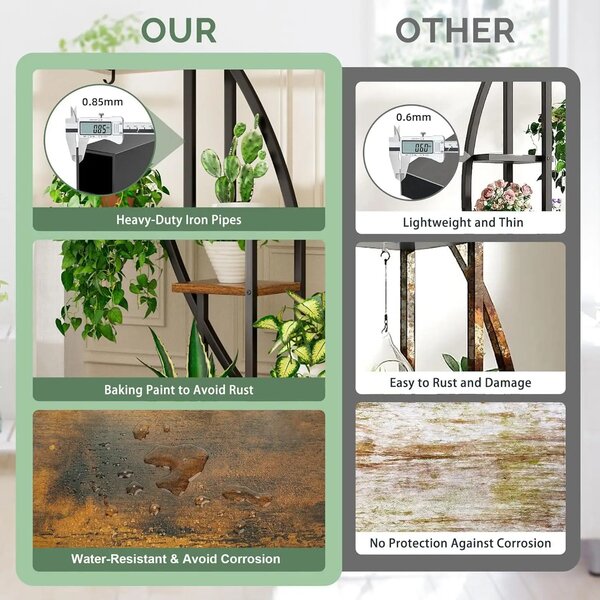 Moonflower™ Stojalo Za Rastline V Obliki Polmeseca Z Osvetlitvijo