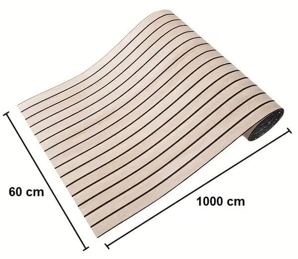Woodypanel™ Ojačana Samolepilna Stenska Obloga - 10m Rola (6m²), Dimljen hrast