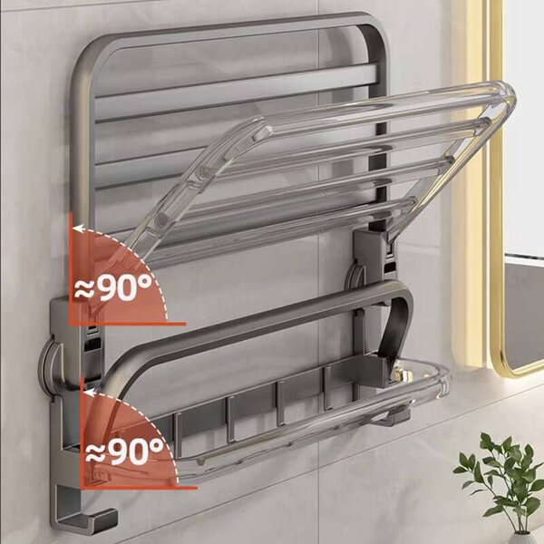 Zložljiva Kopalniška Polica Bathlux™