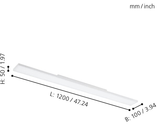 Eglo 900062 - LED RGBW Zatemnitvena stropna svetilka TURCONA-Z LED/34,2W/230V