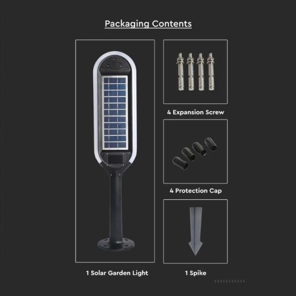 LED Solarna svetilka s senzorjem BOLLARD LED/5W/5,5V 70 cm 3000K IP65