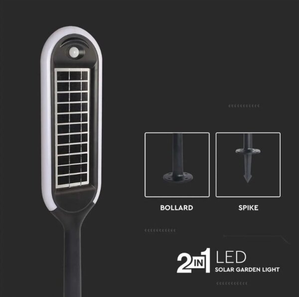 LED Solarna svetilka s senzorjem BOLLARD LED/5W/5,5V 70 cm 3000K IP65