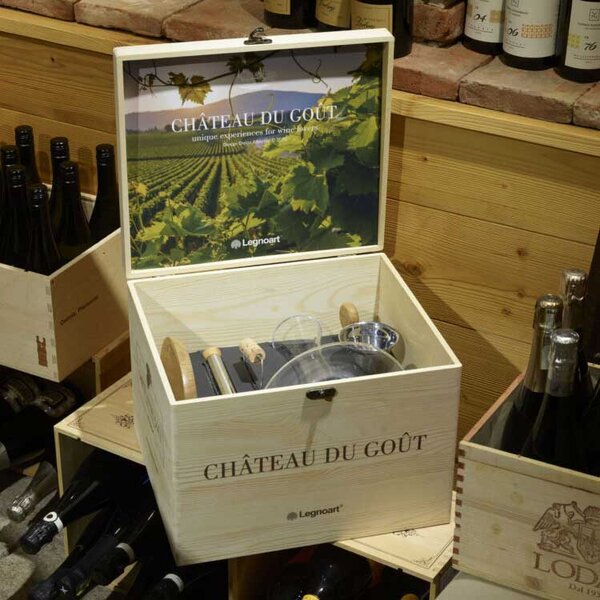 LEGNOART dekanter za vino v setu CHATEAU DU GOUT