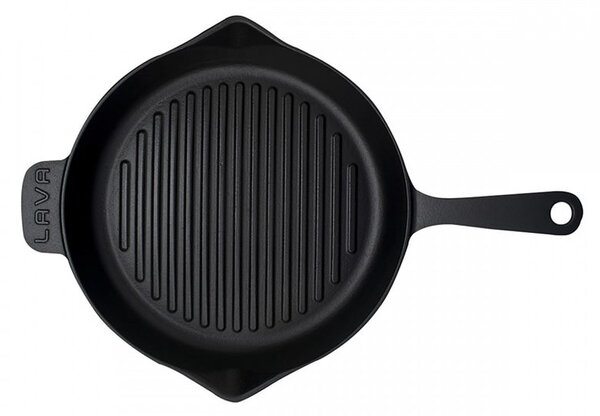 LAVA Litoželezna gril ponev, 28 cm - konkavno dno