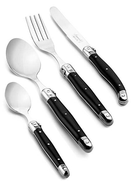 LAGUIOLE Premium Line Set jedilnega pribora (24 delni) - Black
