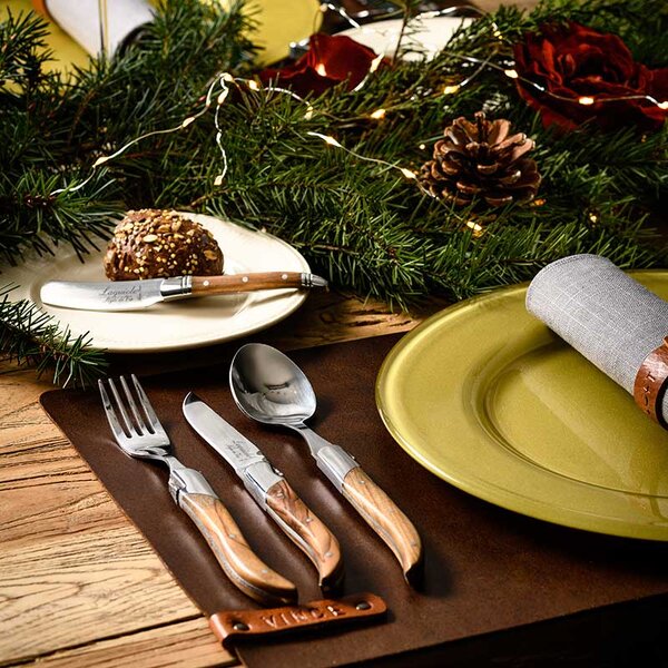 LAGUIOLE Luxury Line Set jedilnega pribora (16 delni) - Olive