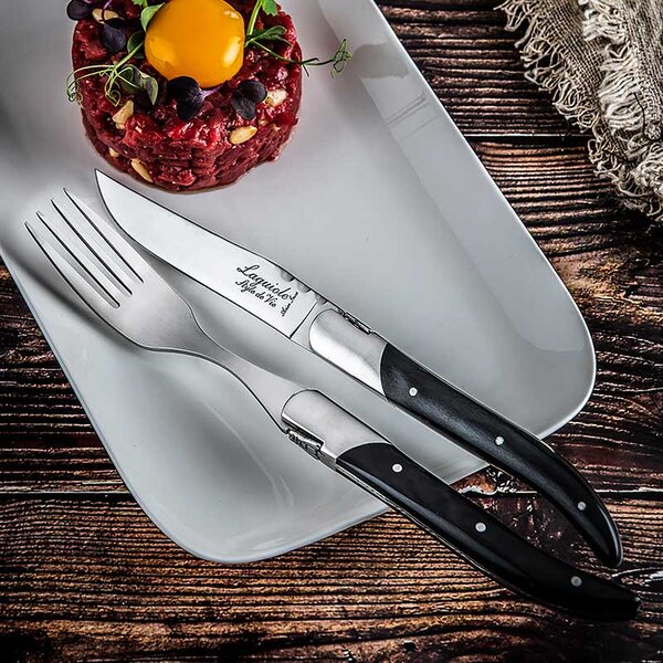 LAGUIOLE Luxury Line Set vilic - Black Ebony (6 kom)
