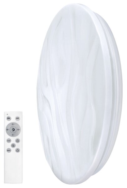 Solight WO792 - LED RGB Zatemnitvena svetilka WAVE LED/30W/230V Wi-Fi Tuya + Daljinski upravljalnik